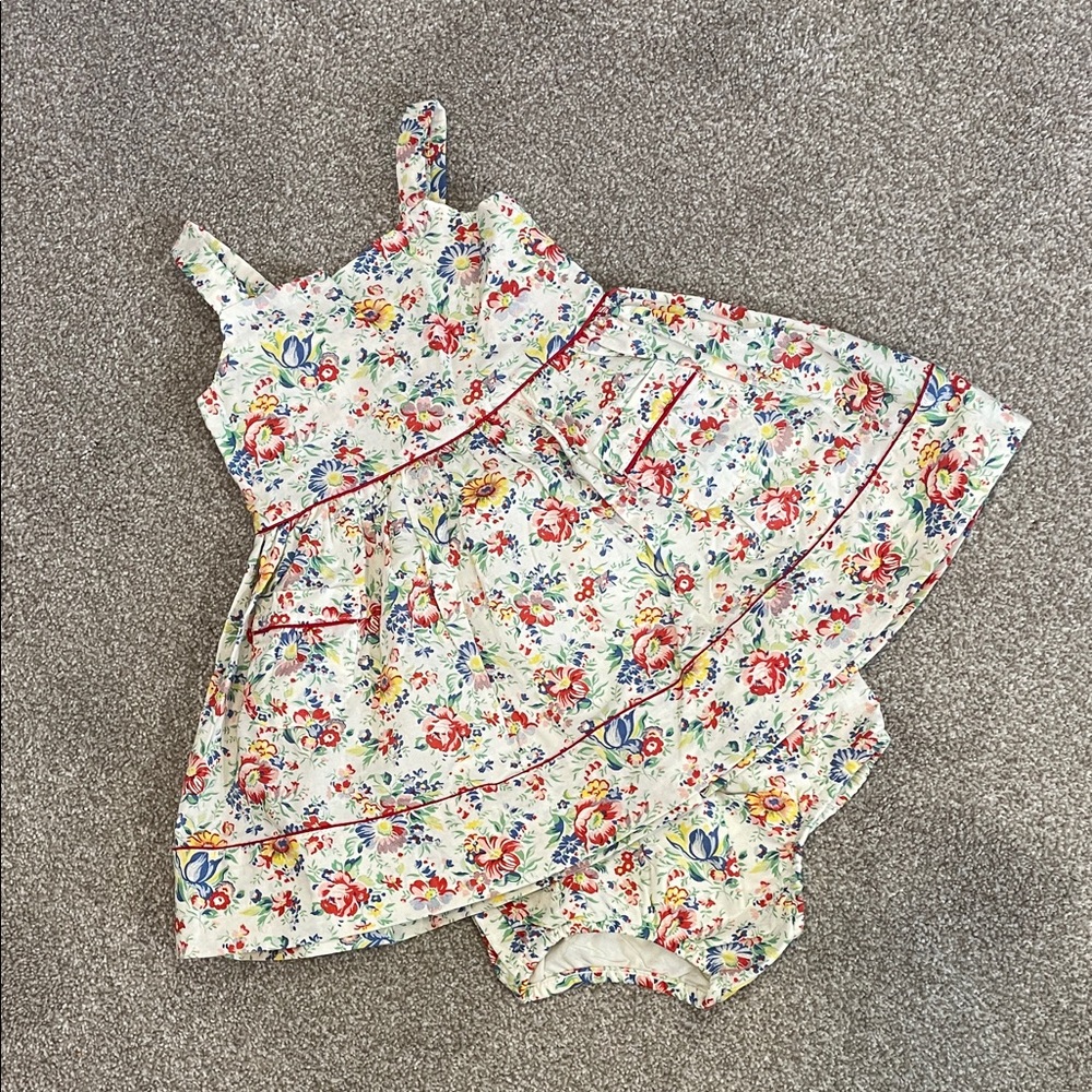 Ralph Lauren Floral Sundress and Diaper Cover NWT